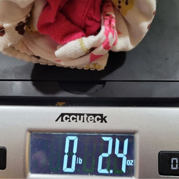 Carters Size Newborn Floral Baby Onesie and Pink Top Bundle - Picture 3 of 3